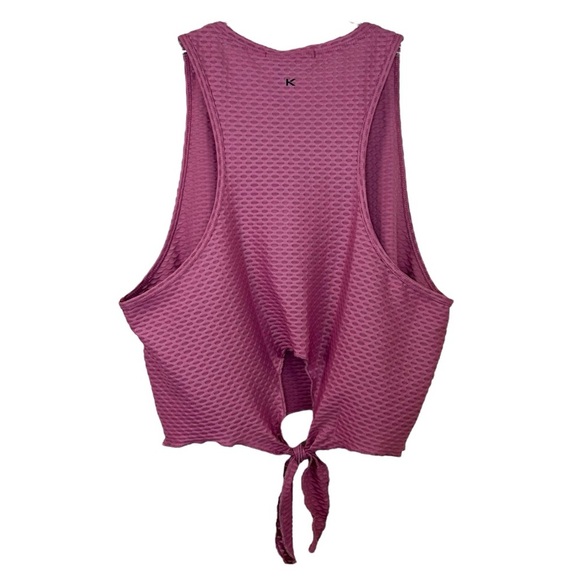 KORAL - NWT, Women’s ‘Raegan’ Shiny Netz Tank Top, Active in Blush - Pink, Small - Picture 4 of 14